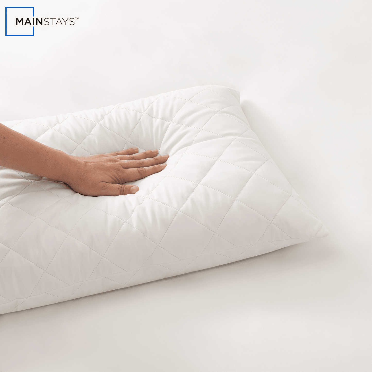 Fluffy Shredded Memory Foam Cluster Bed Pillow, Standard Queen - Hotel Quality Plush Sleeping Pillows Detail