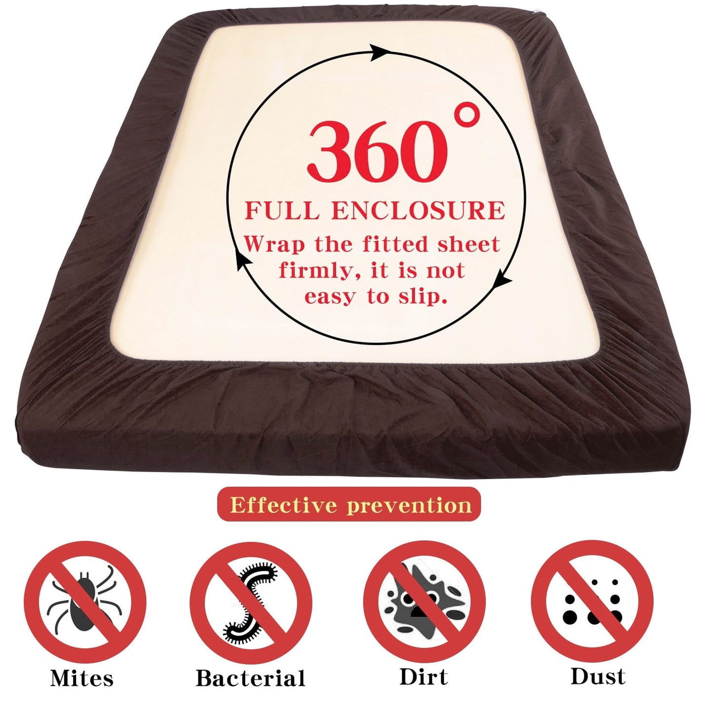 Premium Egyptian Cotton Premium 1800 Series Microfiber Queen Fitted Sheet with Deep Pocket, Ultra Soft and Breathable Fitted Bed Sheet, 60x80... - Breathable Egyptian Cotton Flat & Fitted Sheets Detail