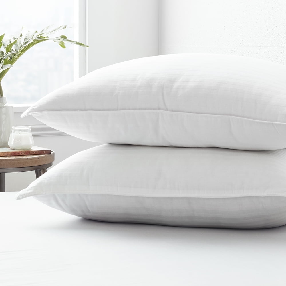Ergonomic Memory Foam Bed Pillow 2-Pack Standard/Queen Size For All Sleep Styles - Back, Side and Stomach Sleepers - Ergonomic Memory Foam Pillow for Neck Pain Support Detail