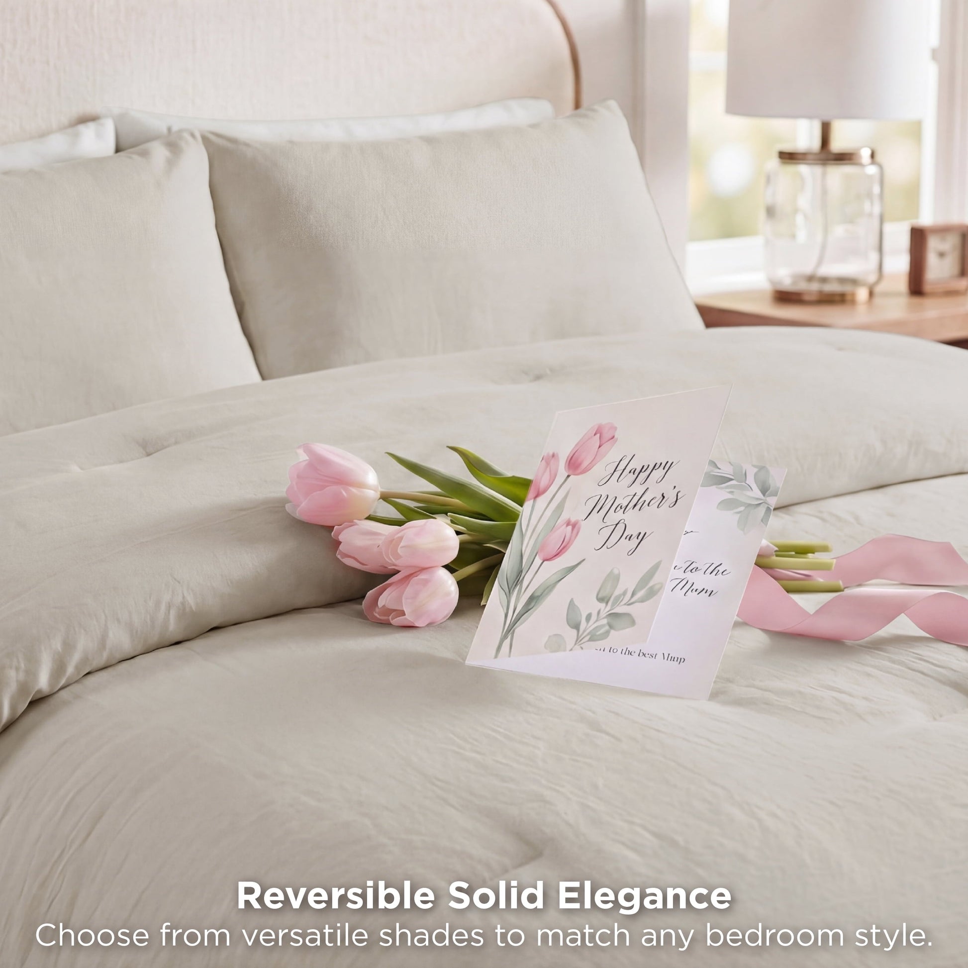 Hypoallergenic Cloud 3 Pieces Queen Comforter Bedding Set, Beige Bed Comforter Set for All Seasons, 1 Lightweight Prewashed Comforter and ... - Hypoallergenic Ultra-Fluffy Quilt for Winter Detail