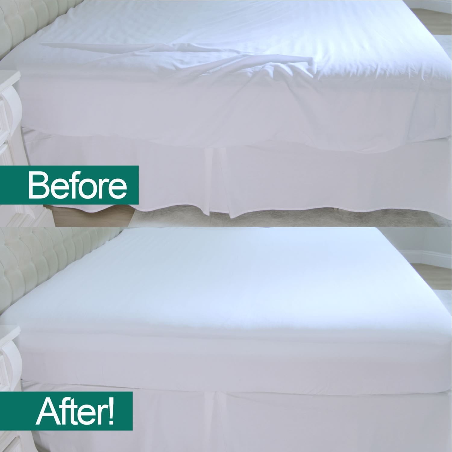 Premium Egyptian Cotton Fitted Bed Sheet With Built-In Compression Cord Locks On Mattresses & Won’t Slip - Breathable Egyptian Cotton Flat & Fitted Sheets Detail