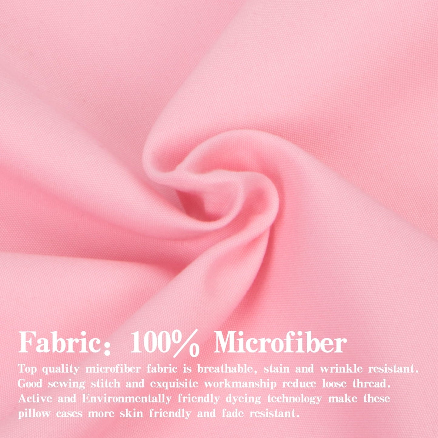 Ultra-Soft Microfiber Bed Sheets Set - 1800 Series Soft Sheet Set- 3 Piece - Twin XL - Pink - Premium Ultra-Soft Pillowcase Pair for Sleeping Detail
