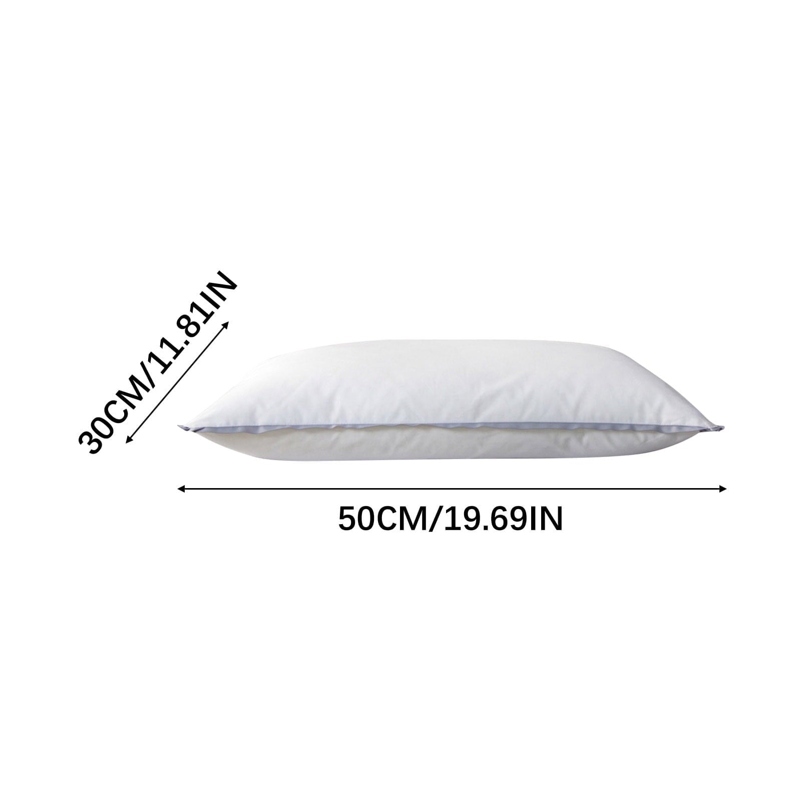 Hotel Collection Flat Pillows for Sleeping Thin, Ultra Thin Pillow, Adjustable Shredded Memory Foam Pillows for Side Back Stomach Slee... - Decorative Throw Pillow Cushion for Sofa & Bed Detail