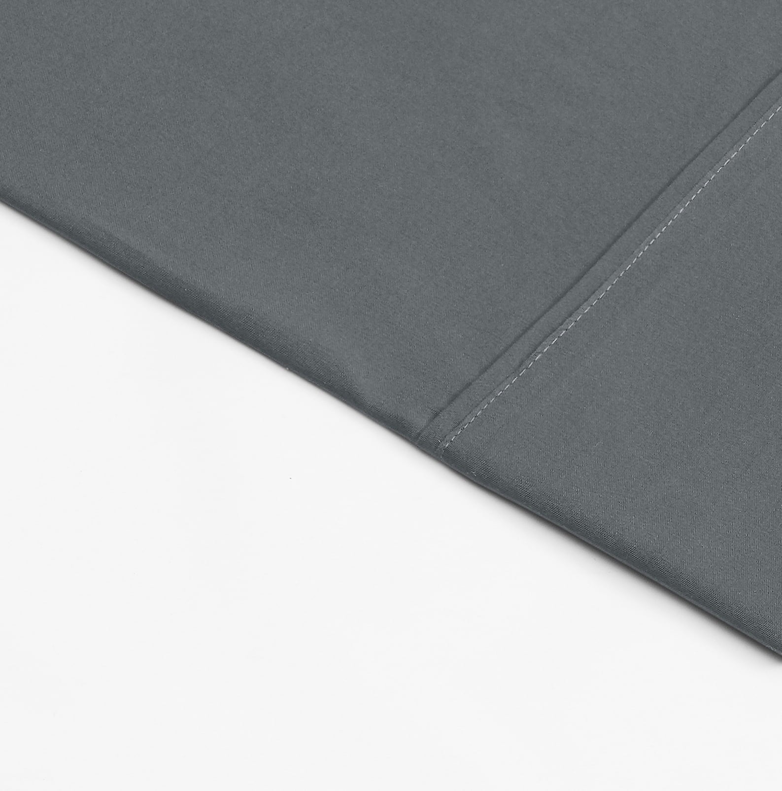 Ultra-Soft Super Soft Brushed Microfiber Bed Sheet Set, Soothing Gray, Queen, 4 Piece - Premium Ultra-Soft Pillowcase Pair for Sleeping Detail