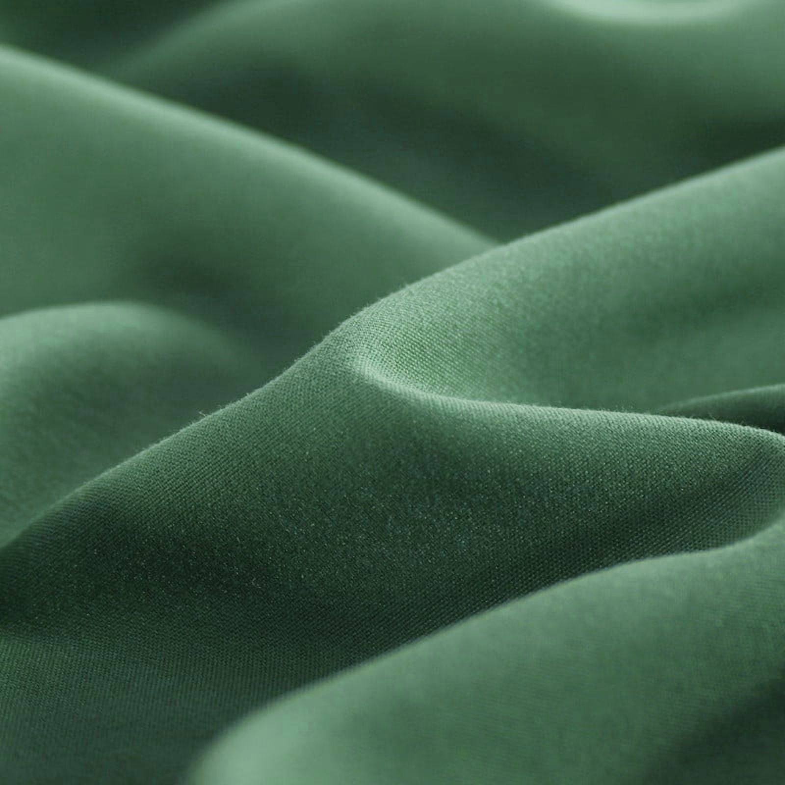 All-Season Grass Green/Grey Queen Size Comforter Set,3-Pieces Reversible Comforter Set Soft and Lightweight,All Season Down Alte... - Luxurious Quilted Duvet Cover Set Detail