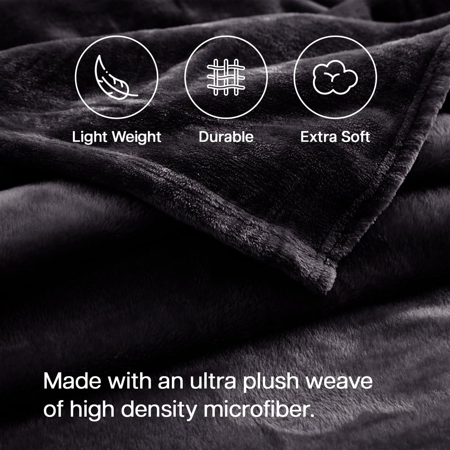 Cozy Fleece Microplush Fleece Blanket Cozy for Bed and Throw Cozy for Bed and Throw 310 GSM Soft Microfiber Lightweight Warm Fluf... - Luxury Knitted Decorative Throw Blanket with Fringes Detail