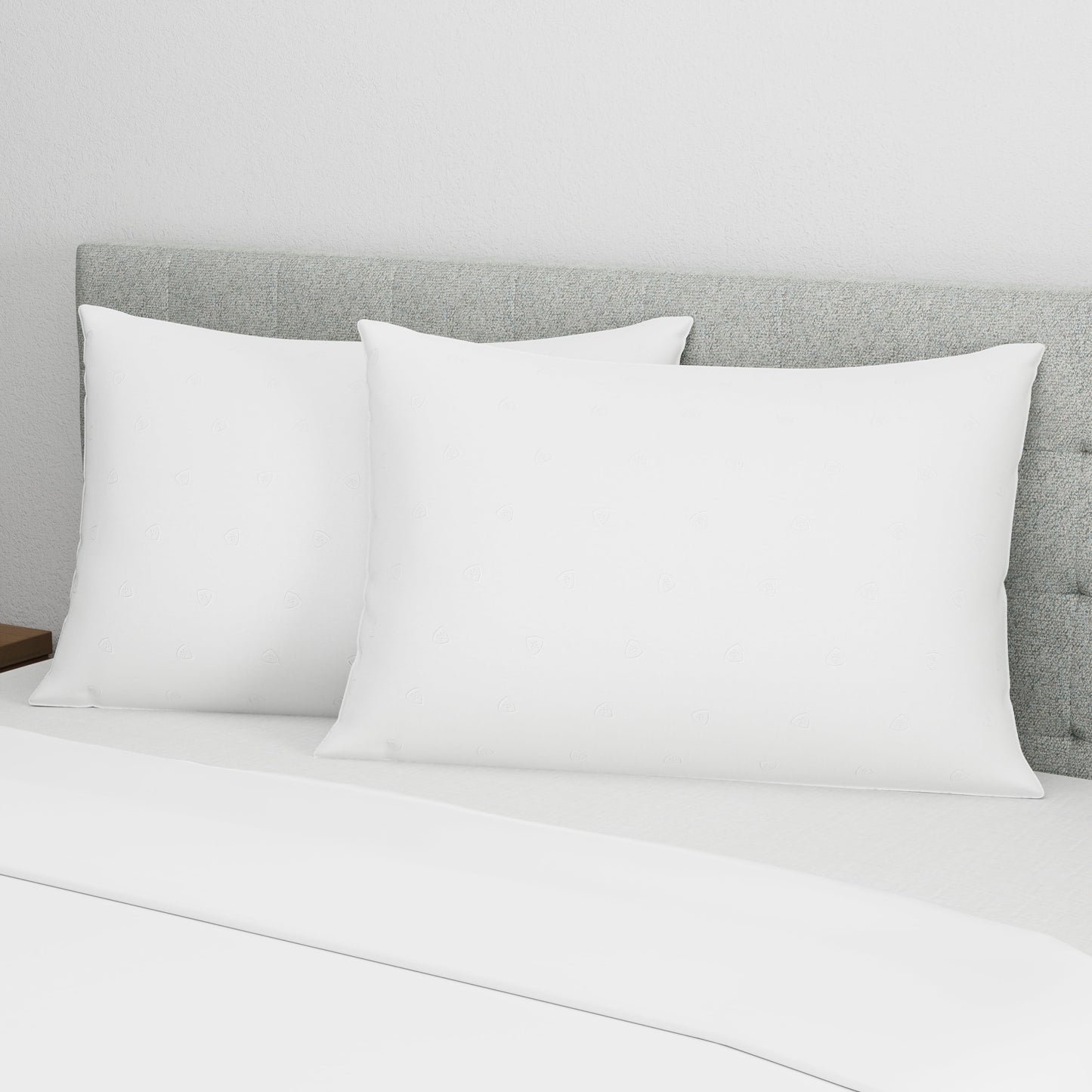 Fluffy Shredded Bed Pillows, Standard/Queen (2 Count) - Hotel Quality Plush Sleeping Pillows Detail