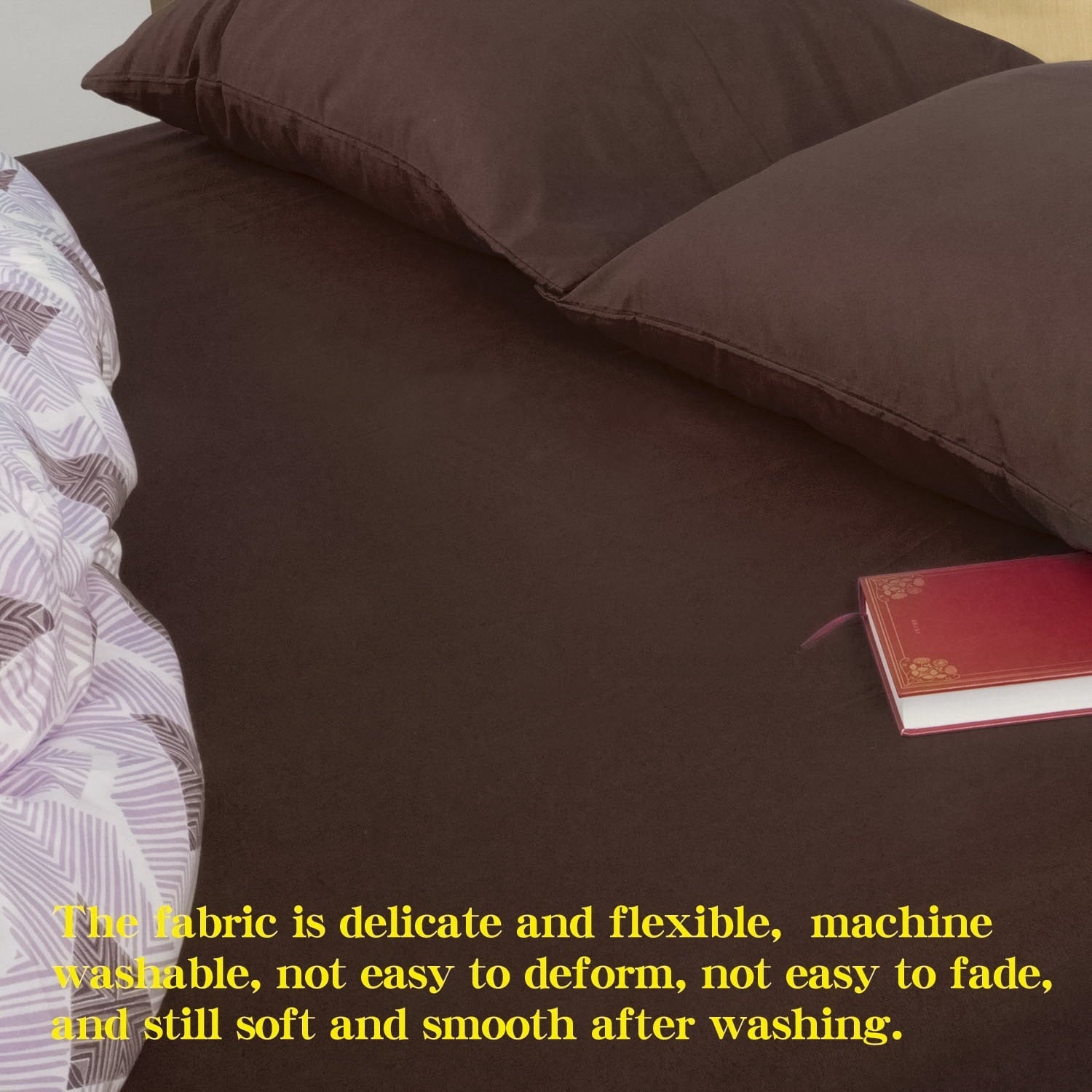 Premium Egyptian Cotton Premium 1800 Series Microfiber Queen Fitted Sheet with Deep Pocket, Ultra Soft and Breathable Fitted Bed Sheet, 60x80... - Breathable Egyptian Cotton Flat & Fitted Sheets Detail