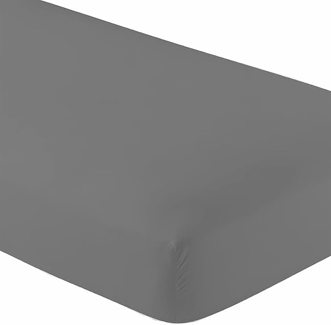 Cooling Sateen Microfiber 2 Twin Fitted Bottom Bed Sheets (2-Pack) 1800 Ultra Soft and Comfy - 39" x 75" Great for Kids Room, Guest ... - Luxury Bed Sheet Set with Deep Pockets Detail
