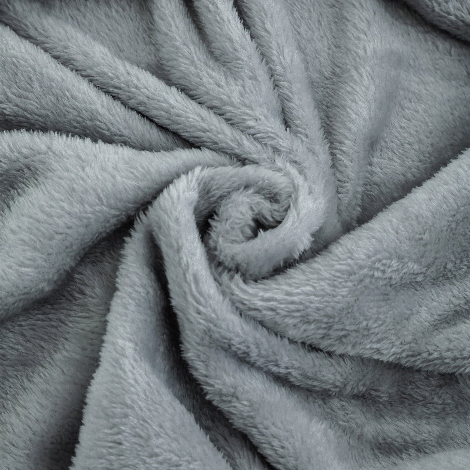 Decorative Knitted Super Soft Plush Blanket, Gray, Twin, Adult/Teen - Cozy Fleece Throw Blanket for Couch & Bed Detail