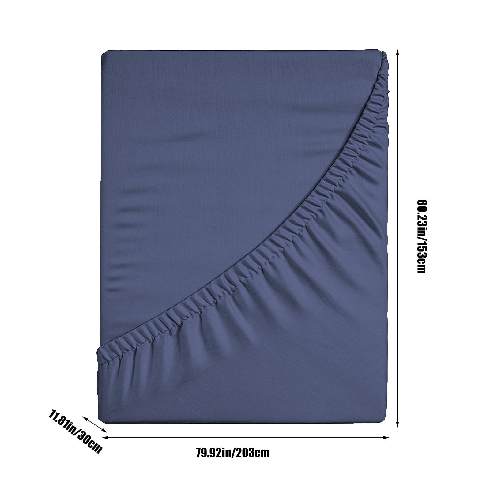 Breathable Luxury Bed Sheet, Queen Size - Deep Pocket Soft Wrinkle and Fade Resistant - Premium Ultra-Soft Pillowcase Pair for Sleeping Detail