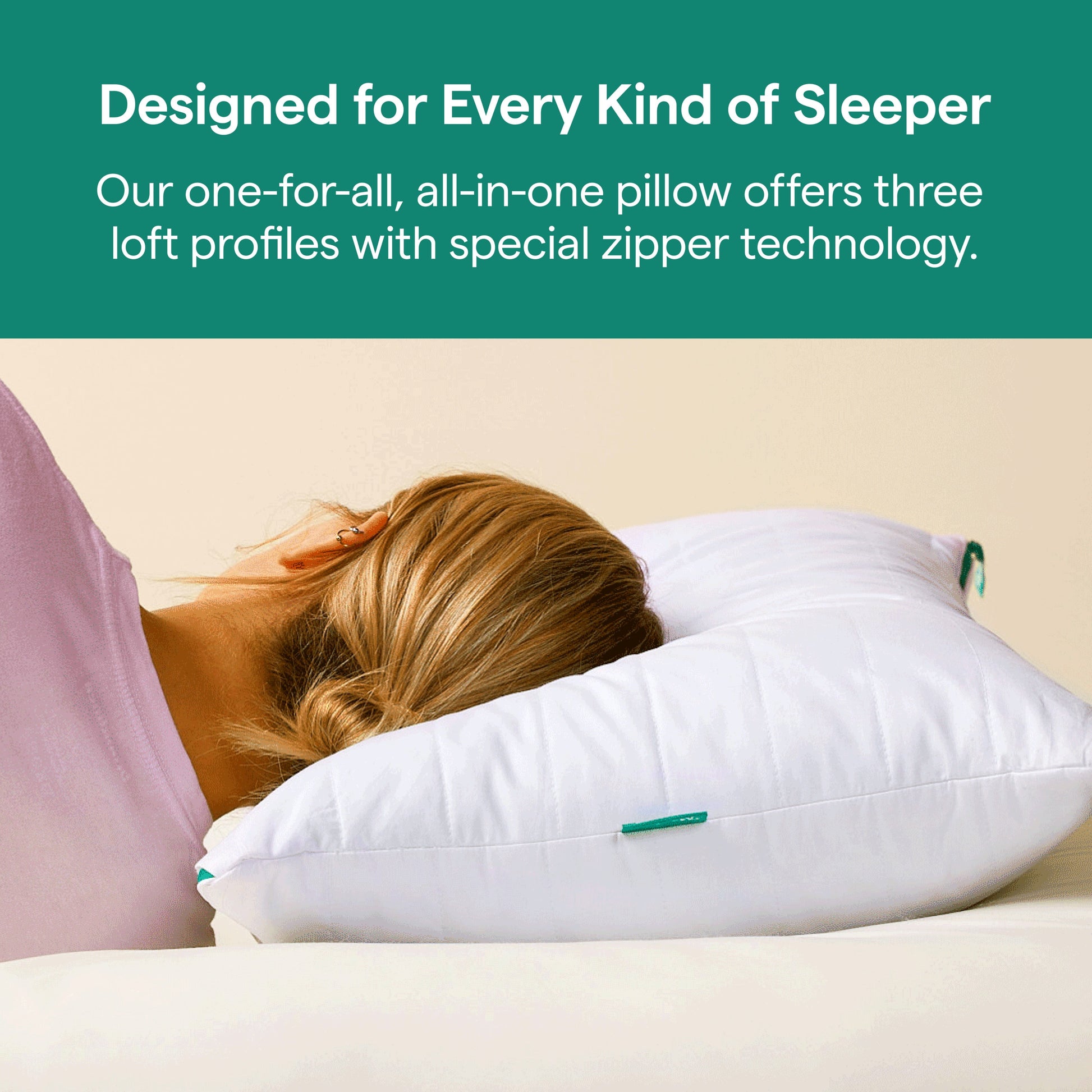 Decorative Plump Marlow Adjustable Memory Foam Bed Pillow - Neck and Back Support For Side, Back and Stomach Sleepers - Standard/Queen... - Orthopedic Shredded Foam Bed Pillow Set Detail