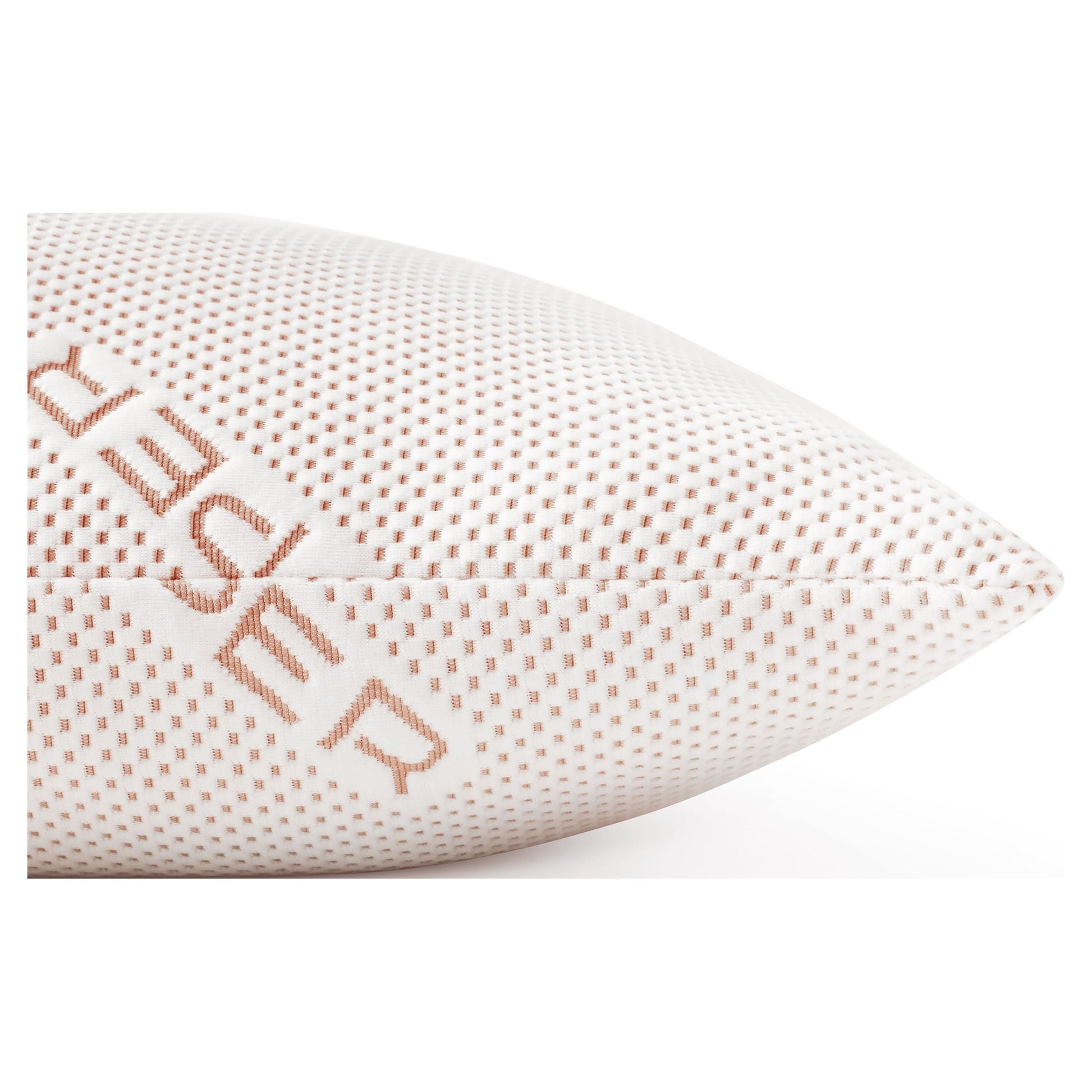 Decorative Plump Copperloft King Bed Pillow, 2 Pack, Hypoallergenic - Decorative Throw Pillow Cushion for Sofa & Bed Detail