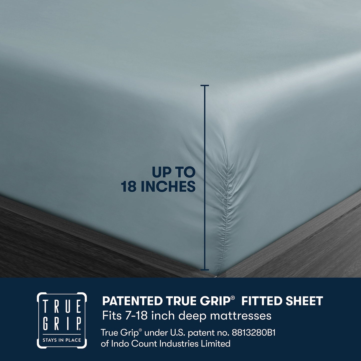 Ultra-Soft 6-Piece 800 Thread Count Lead Cotton Rich Adult Bed Sheet Set, King - Deep Pocket - Luxury Bed Sheet Set with Deep Pockets Detail