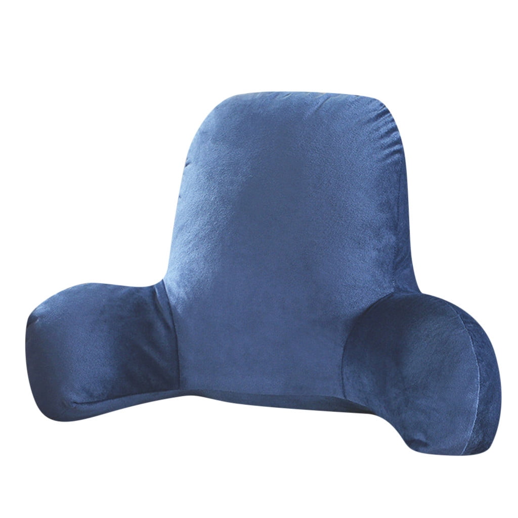 Hotel Collection Backrest Pillow with Arms, Back Rest for Bed Sitting, Plush Big Backrest Lumbar Support Chair Cushion, Foam ... - Orthopedic Shredded Foam Bed Pillow Set Detail