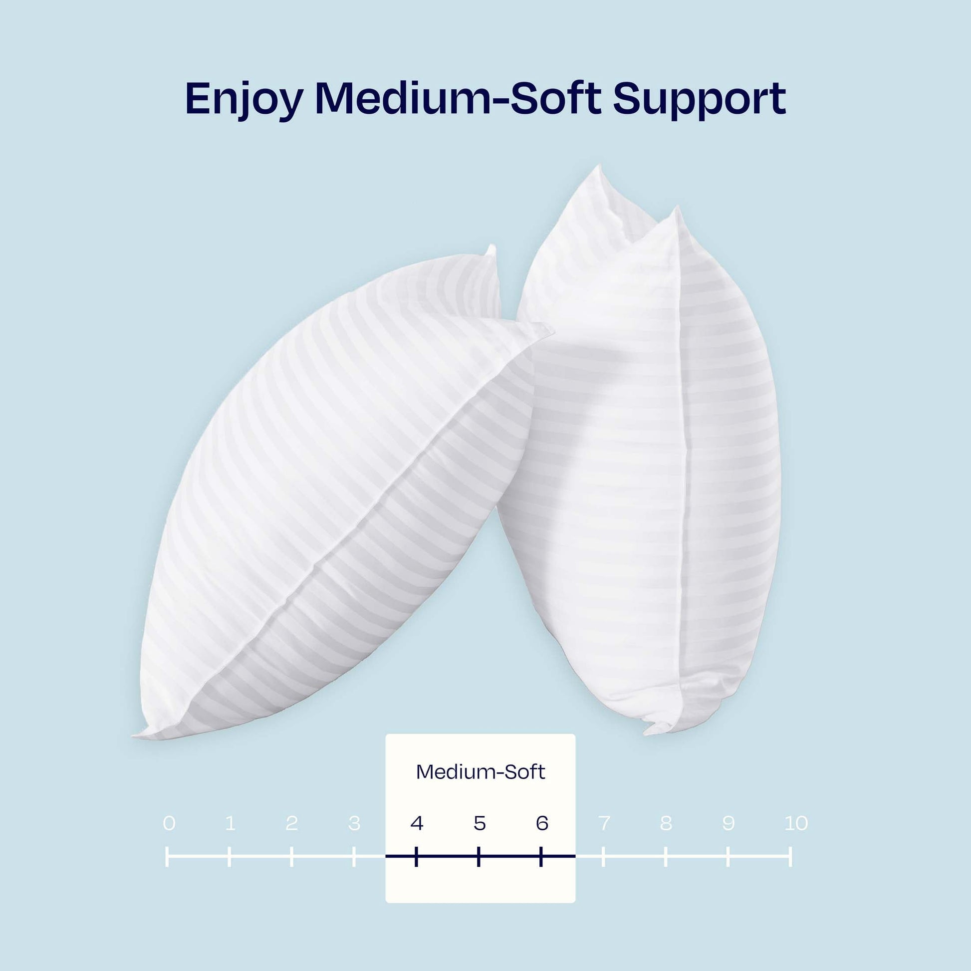 Fluffy Shredded 2-Pack Comfort Bed Pillows Standard size set of 2 for Sleeping, Pillows, for Back, Stomach or Side Sleepers, 20 x 26 ... - Orthopedic Shredded Foam Bed Pillow Set Detail