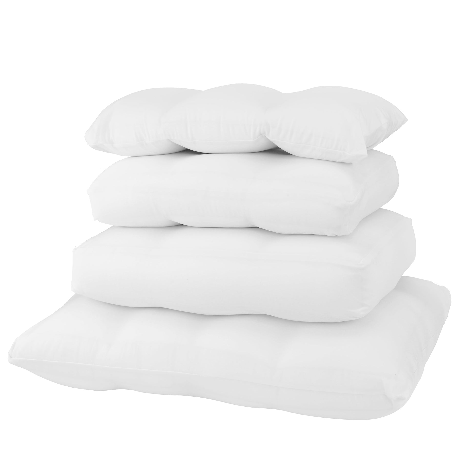Fluffy Shredded Microbead Cloud Pillow Bed, X-Large, White - Decorative Throw Pillow Cushion for Sofa & Bed Detail