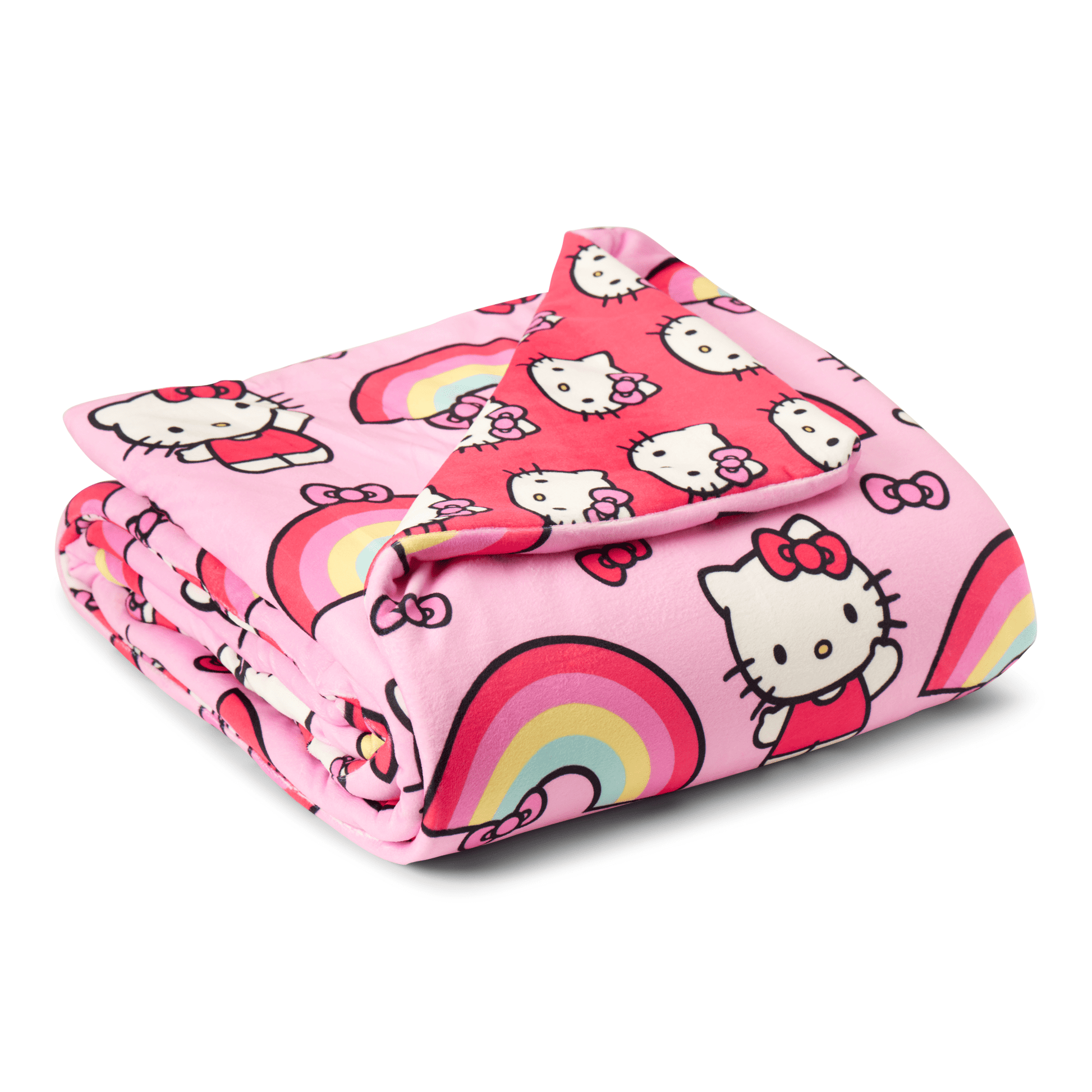 Reversible Sherpa Kids Squishy Cloud Throw Blanket, 46 x 60 inches - Super Soft Reversible Sherpa Flannel Blanket Detail