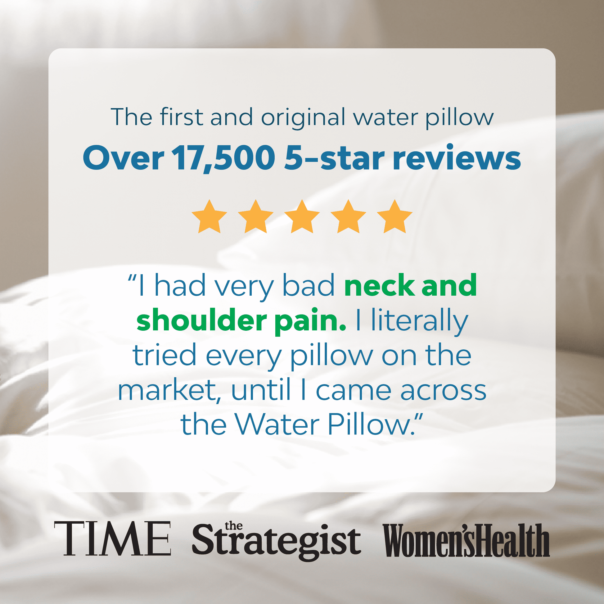 Ergonomic Memory Foam Memory Foam Water Pillow - Adjustable Pillow for Neck Pain Relief, Pillow for Side, Back, and Stomach Sleepers, The O... - Orthopedic Shredded Foam Bed Pillow Set Detail