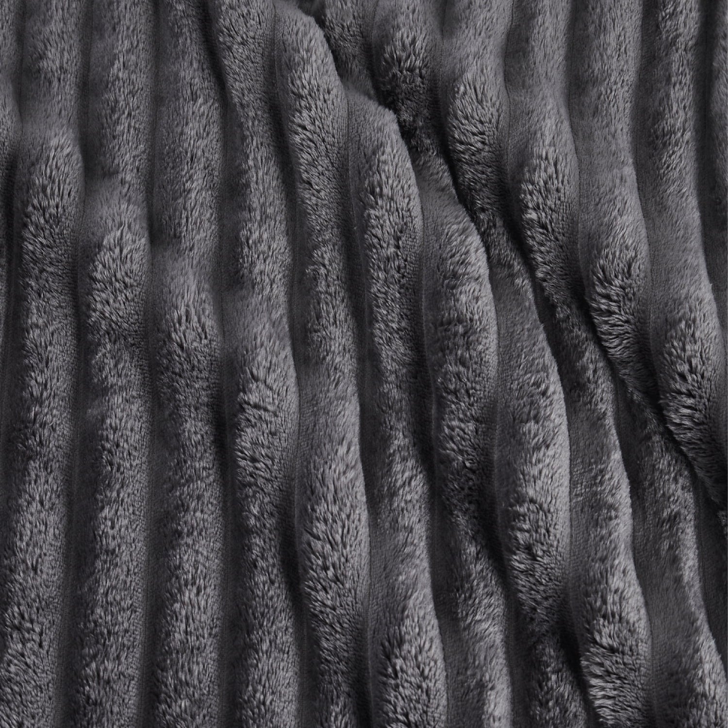 Super Soft Flannel Grey Fleece Throw Blanket for Couch - Super Soft Cozy Blankets for Women, Girls, 50x60 inches - Super Soft Reversible Sherpa Flannel Blanket Detail