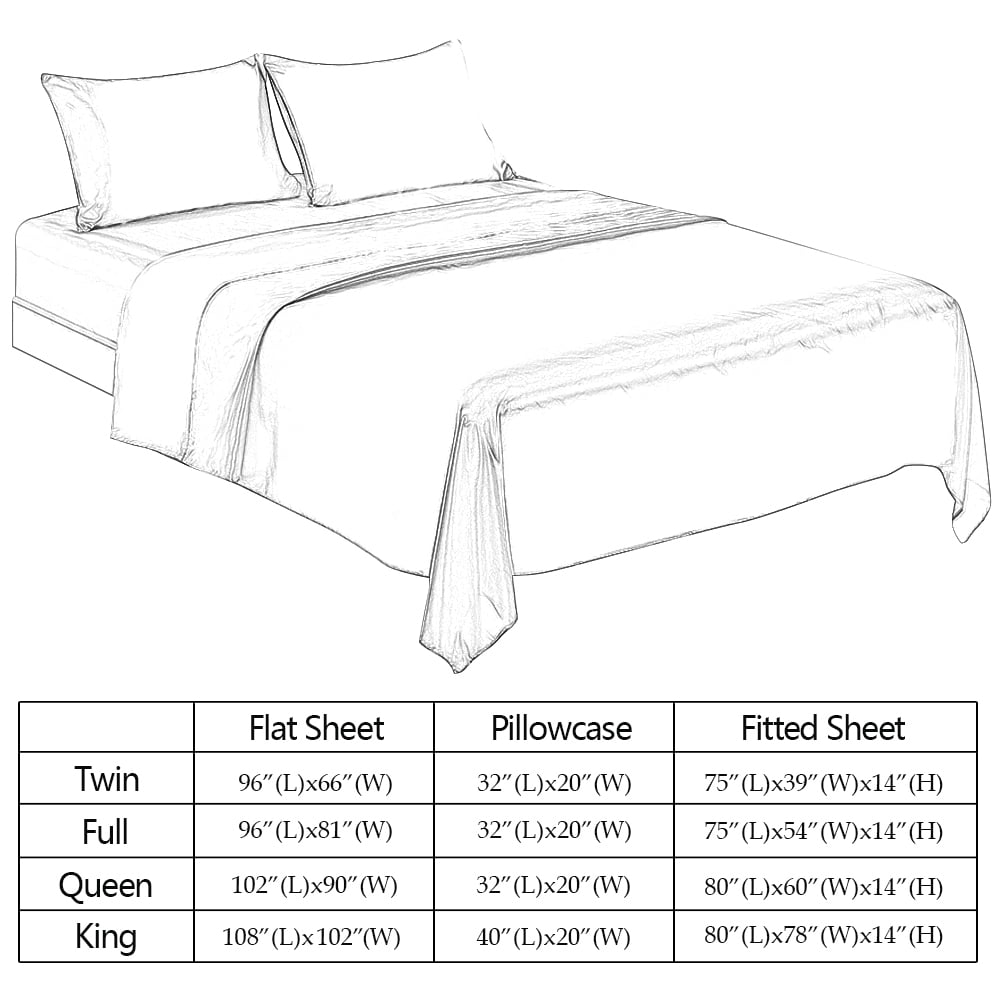 Breathable Luxury Twin Silk Gray Bed Sheet Set Deep Pocket Bed Flat Fitted Sheet, 3-Pieces - Luxury Bed Sheet Set with Deep Pockets Detail