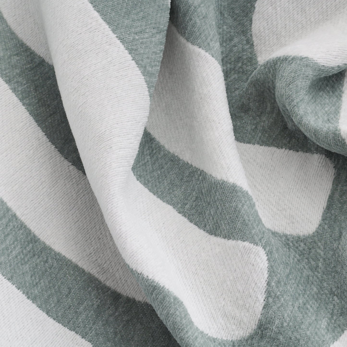 Lightweight Warm Chenille Jacquard Soft Throw Blanket, Soft Sea - Luxury Knitted Decorative Throw Blanket with Fringes Detail