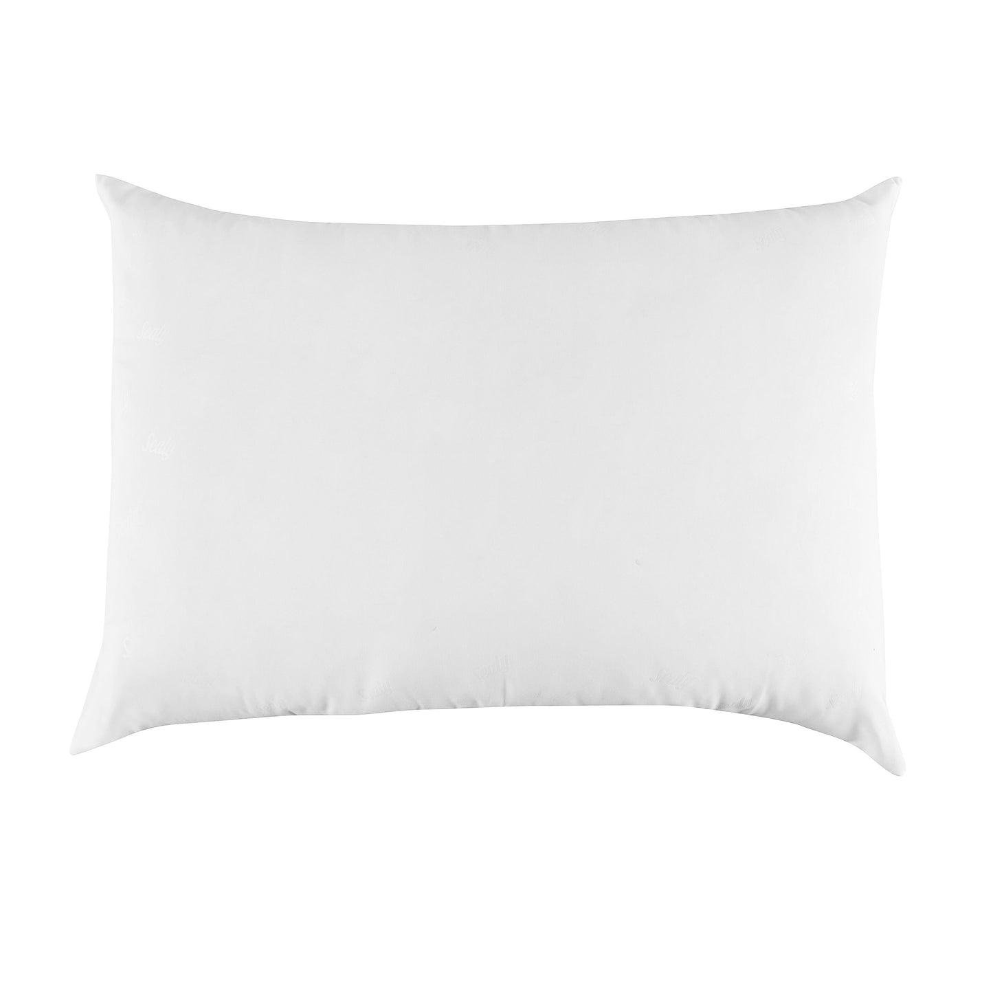 Orthopedic Support Cotton Fresh Bed Pillow, S/Q, White- 2 Pack Antimicrobial Allergy Defense Fabric - Ergonomic Memory Foam Pillow for Neck Pain Support Detail
