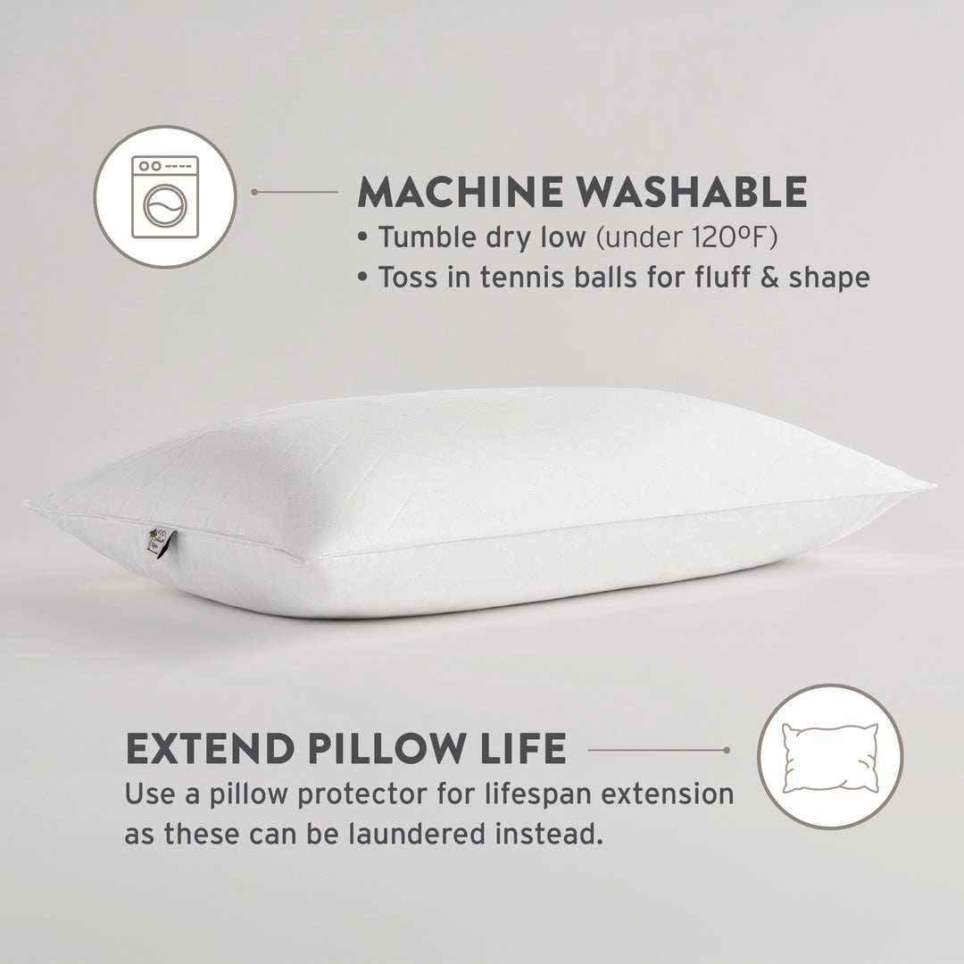 Fluffy Shredded Sahara Nights | Stomach & Back Sleeper Pillow for Adults | , 100% Cotton Case, Gel Fiber Fill | Soft, Machine Washabl... - Hotel Quality Plush Sleeping Pillows Detail