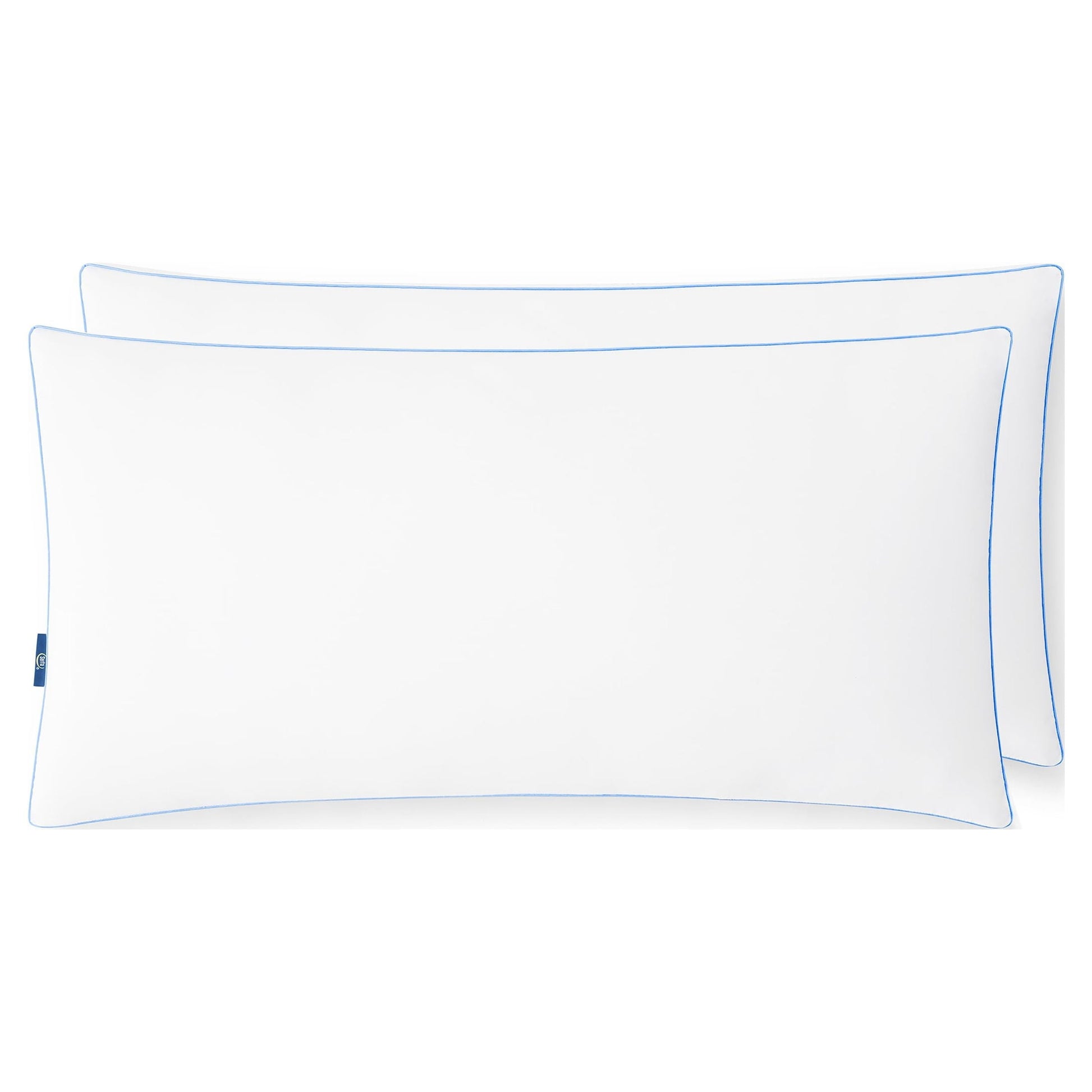Hotel Collection pedic Extra Firm Bed Pillow, King, 2 Pack, Hypoallergenic - Orthopedic Shredded Foam Bed Pillow Set Detail