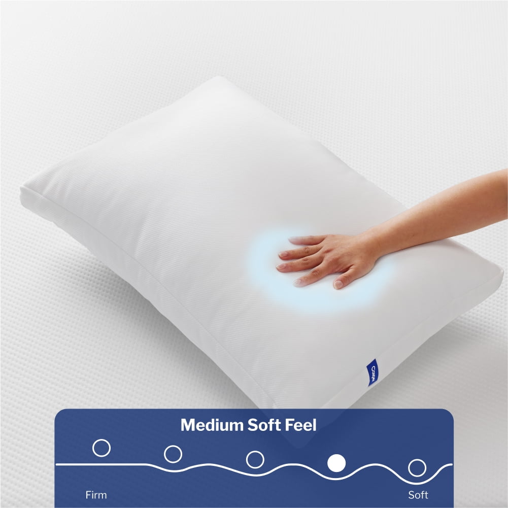 Hotel Collection Sleep Essential Cooling Pillow, Standard - Orthopedic Shredded Foam Bed Pillow Set Detail