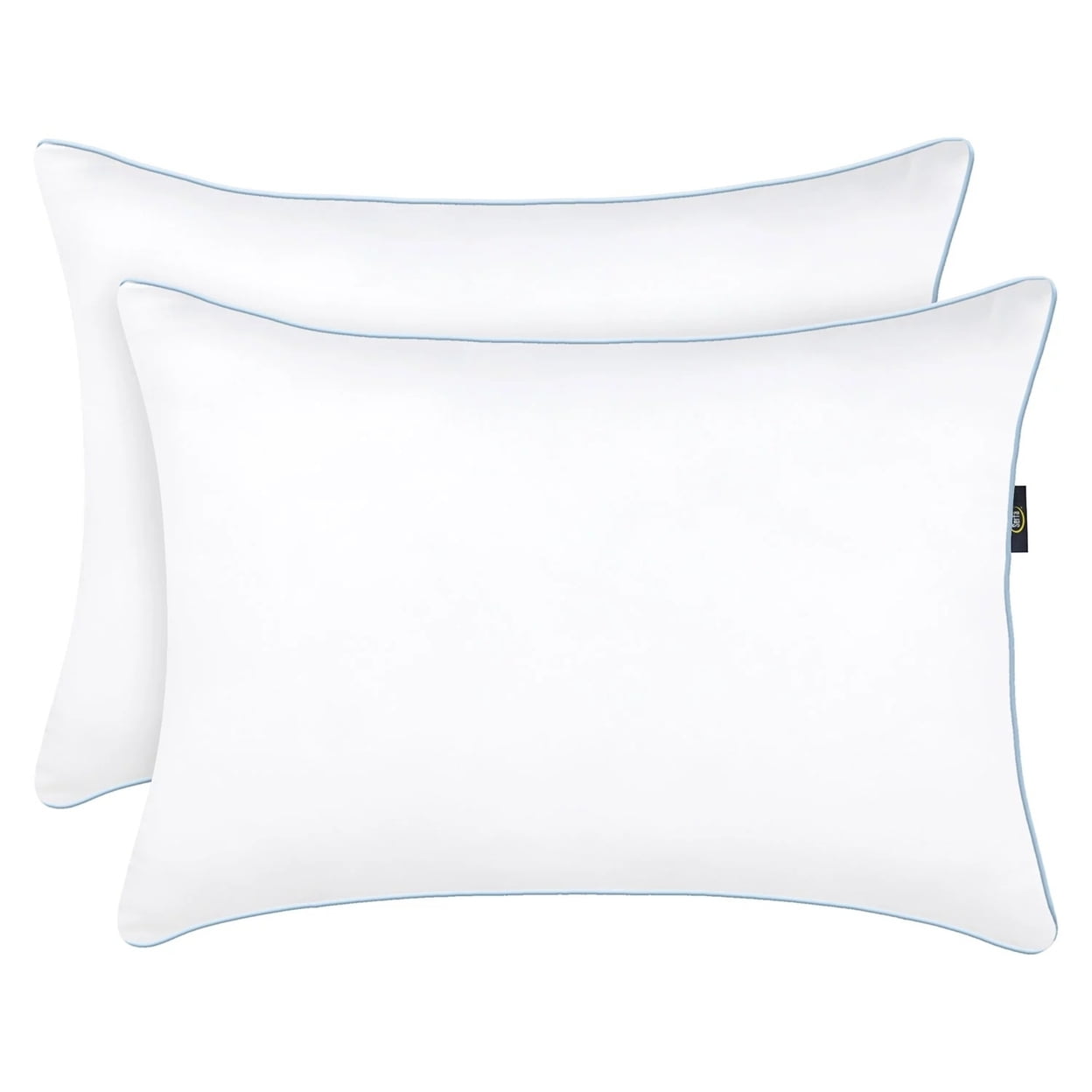 Decorative Plump Comfy Sleep Eco-Friendly Bed Pillow Standard/Queen (2 Pk) - Hotel Quality Plush Sleeping Pillows Detail